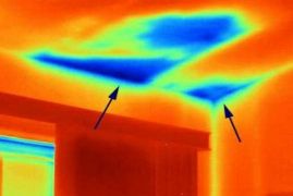 обследование зданий тепловизором, обследование квартиры тепловизором